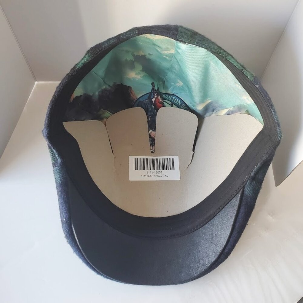 Boston Scally THE SCOT Plaid 8- Panel Cap - XL With Dustbag - Picture 12 of 16